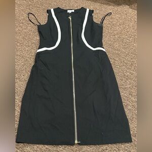 EUC NWOT never worn! Calvin Klein sexy sporty dress sleeveless black white Sz 8